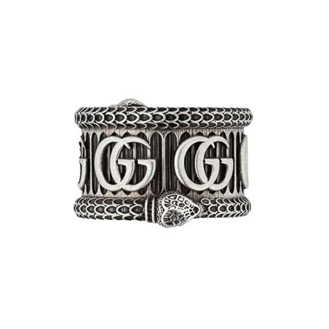 gucci ring snake|Gucci interlocking g ring.